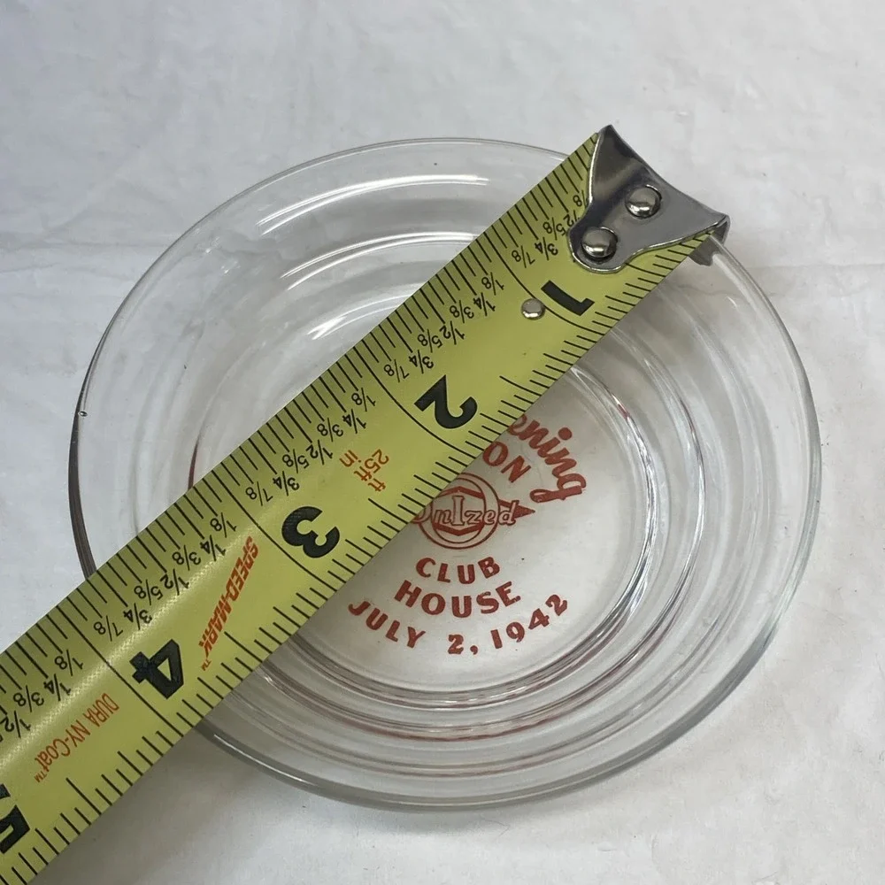 1942 Grand Opening Clarion Club House Onized Pennsylvania PA Trinket Dish‎ RARE